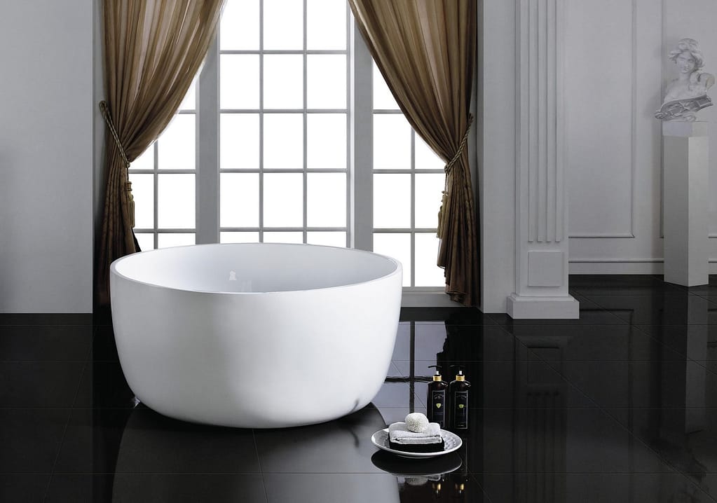 POSEIDON RONDA FREE STANDING BATHTUB GLOSS WHITE