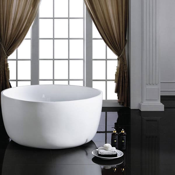 POSEIDON RONDA FREE STANDING BATHTUB GLOSS WHITE
