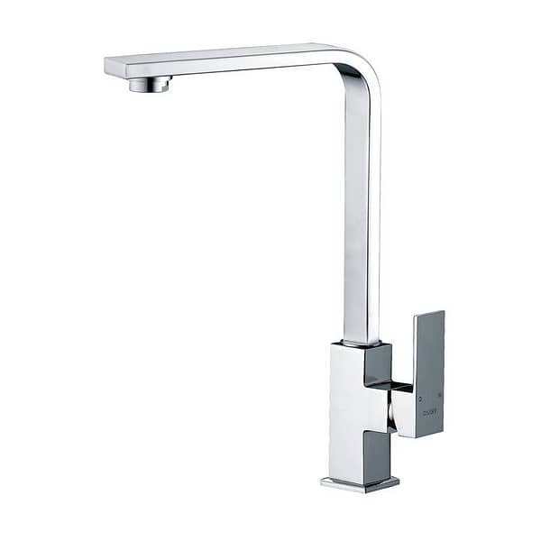 BADUNDKUCHE BKM109 ECKIG SQUARE SINK MIXER CHROME / MATTE BLACK