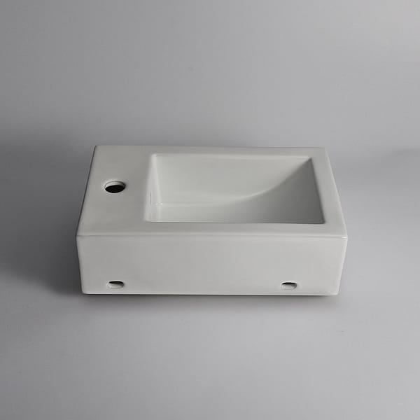 UDBK WH-387 WALL HUNG BASIN GLOSS WHITE