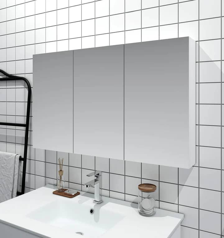 UNICASA BIMP-1203-GW BIANCA SHAVING CABINET 1200MM GLOSS WHITE