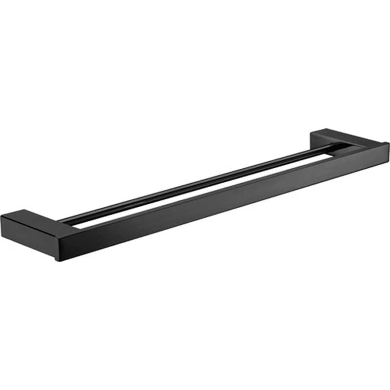 rosa black double towel rail 6408d 750 b 5daa2d500157a