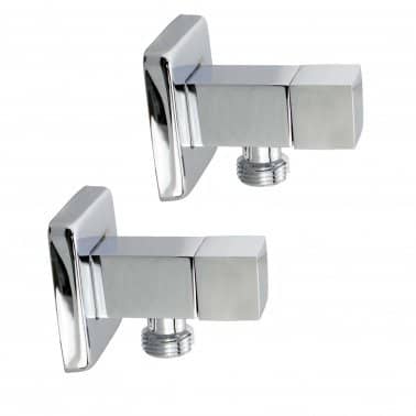 bathroom square 1 4 turn washing machine stop taps pair 5da8b8a8b6652